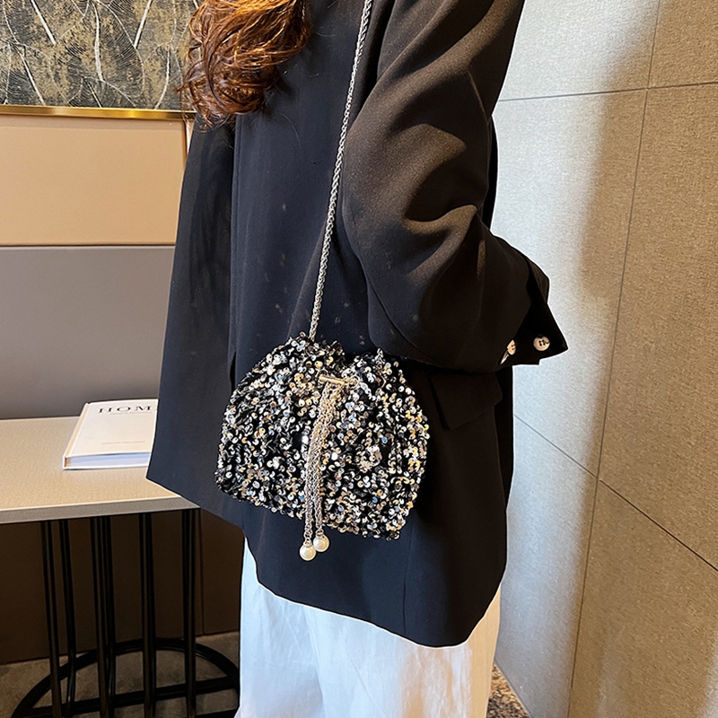 Women'S Bags New Look - Tas bahu tunggal payet wanita, kepribadian