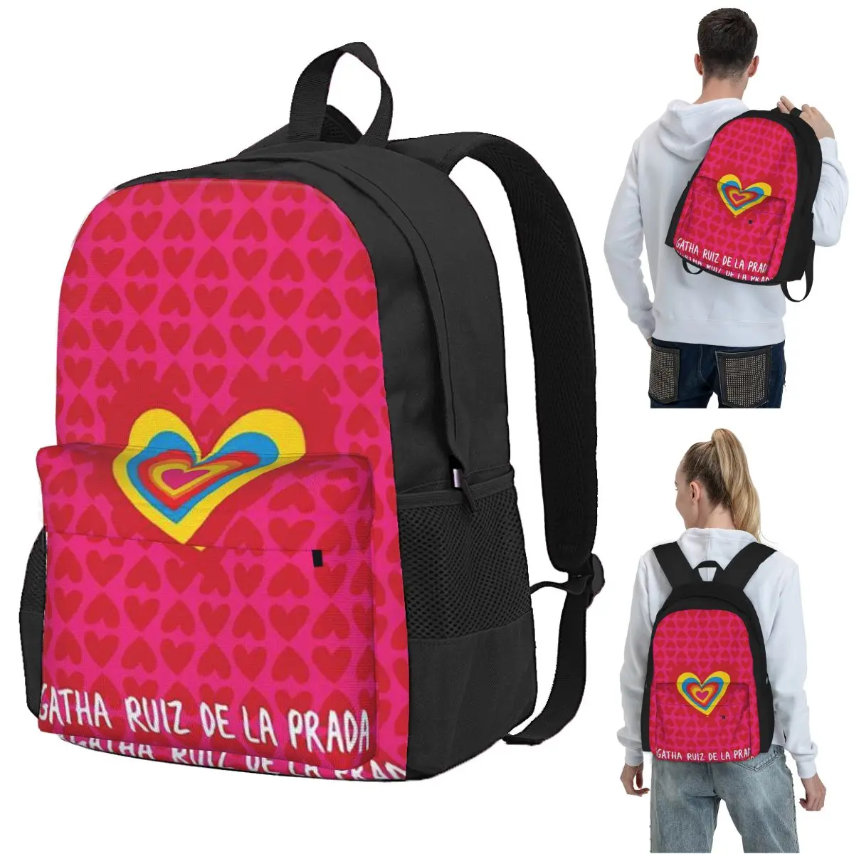 Women Bags Prada - Tas Ransel Bermotif Agatha Ruiz-De La-Prada,
