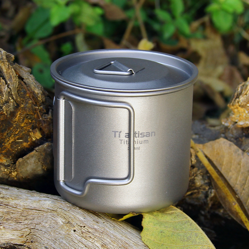 Circle Round Bag - Tiartisan Mug Berkemah Titanium Murni Ultraringan