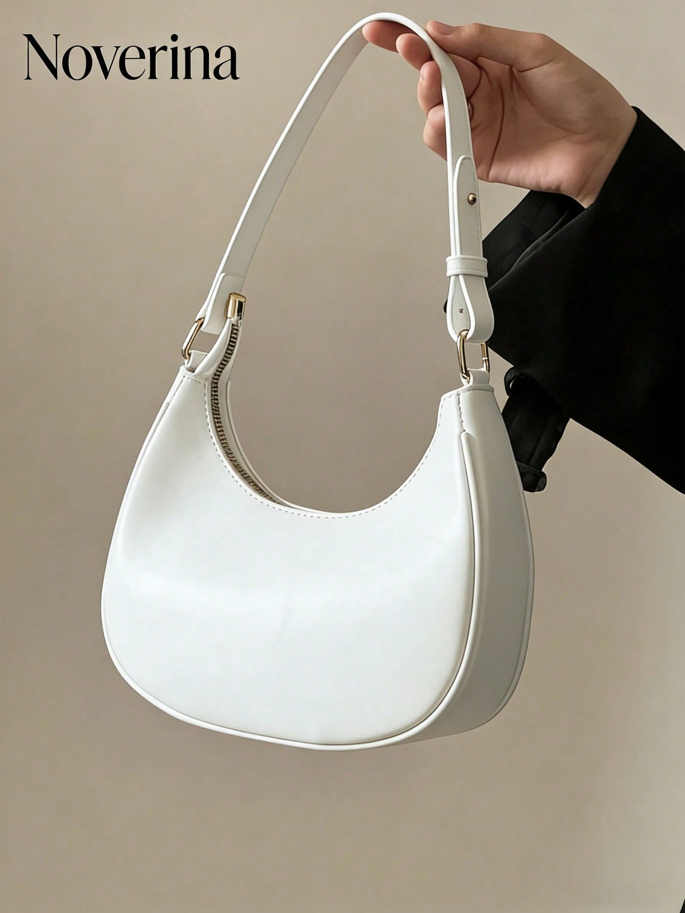Women'S Bags New Look - Tas bahu berbentuk bulan sabit yang