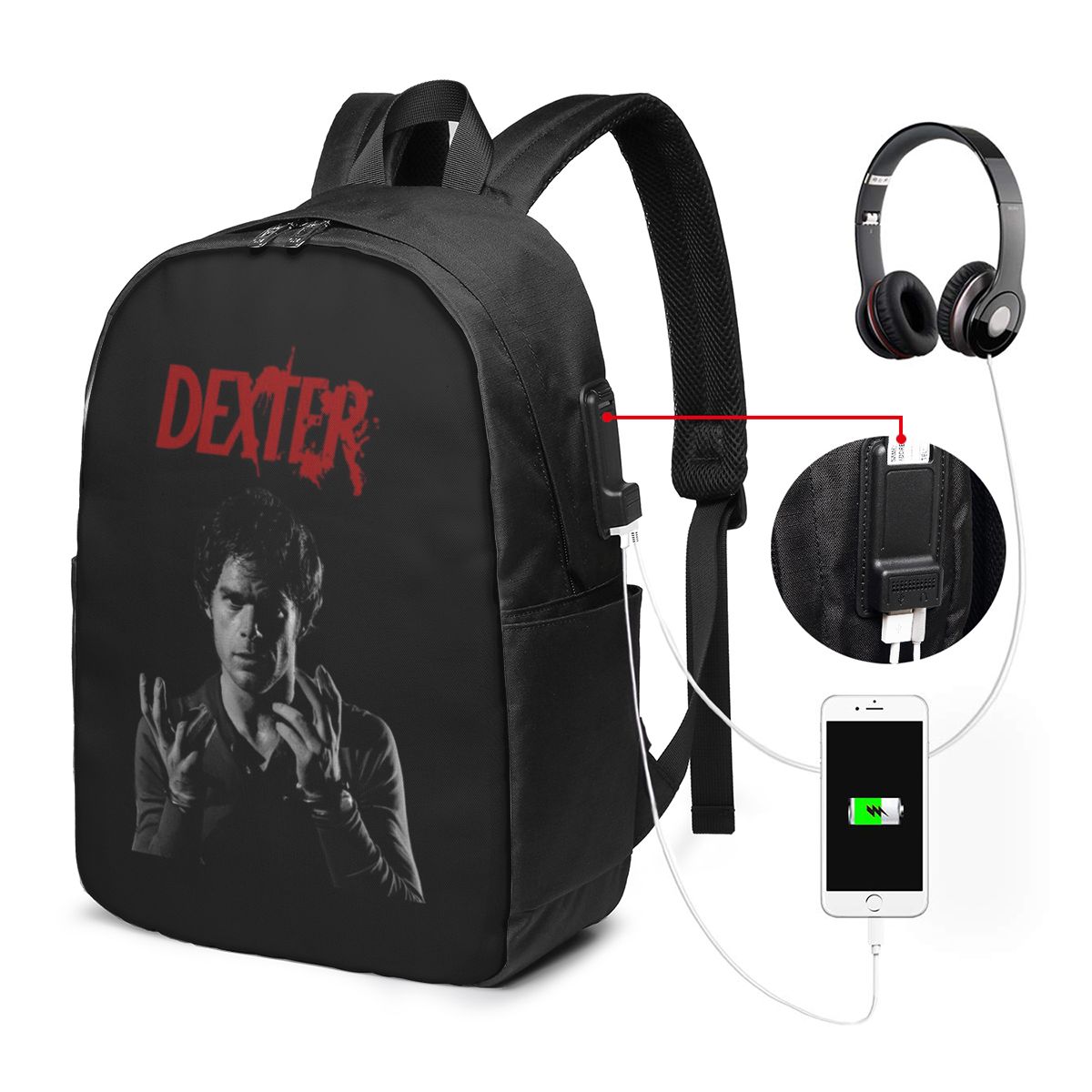 Women Bags Laptop - Tas Ransel Film Dexter Morgan Tas