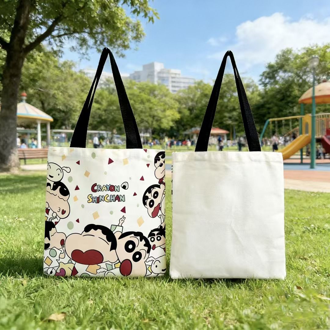 Women Bags Daily Use - Tas Kanvas Crayon Shin-chan 2026 Baru,