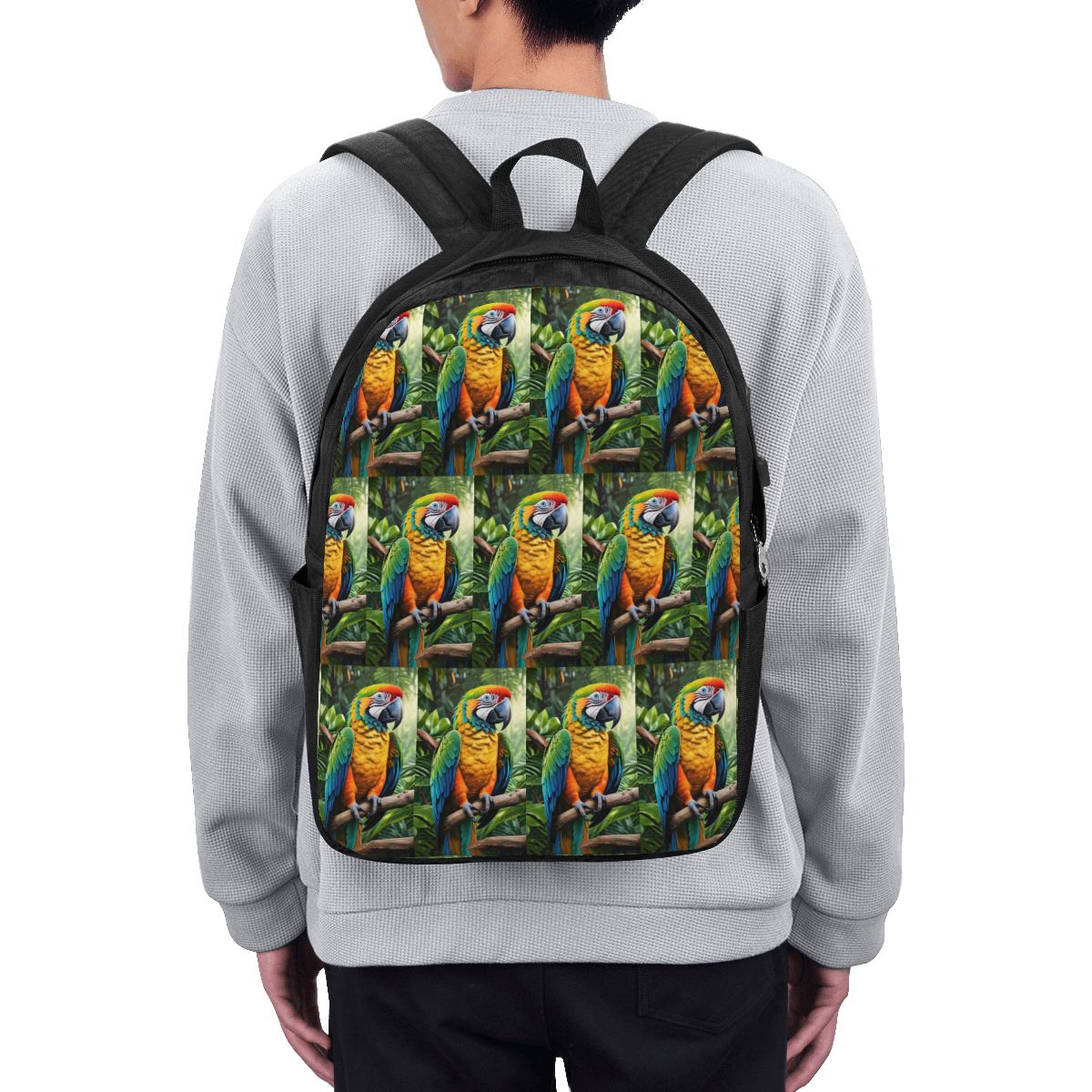 Women Bags Laptop - Tas Ransel Burung Beo Macaw Lucu