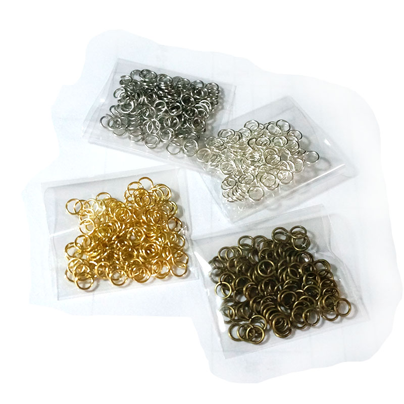 Circle Round Bag - 200 pcs Cincin Logam Terbuka 4-10mm,