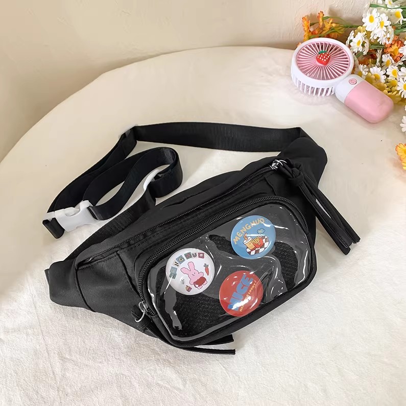 Women Bags Daily Use - Tas Pinggang Transparan Lucu untuk Wanita,