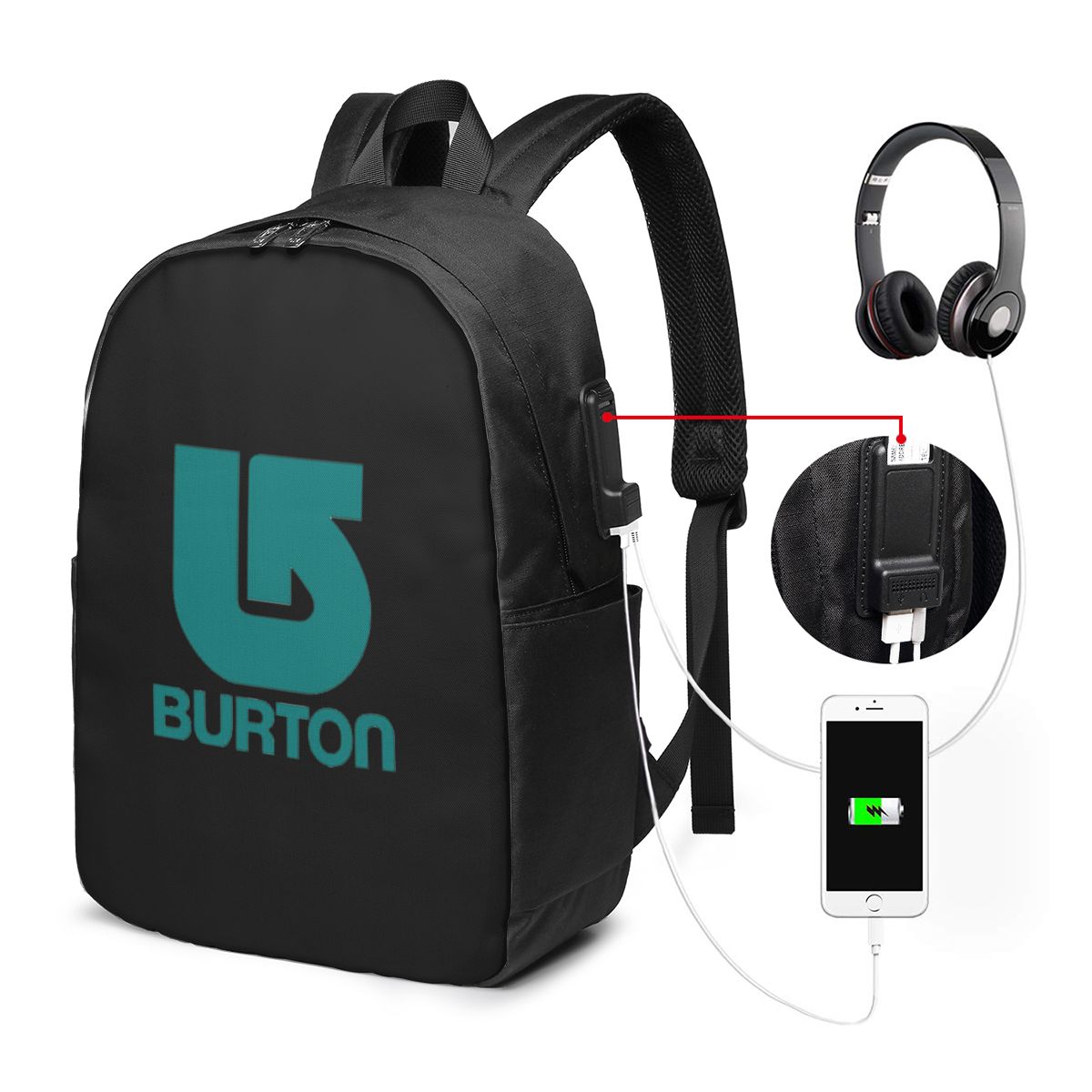 Women Bags Laptop - Burton Snowboard Sportive Backpack Travel Notebook