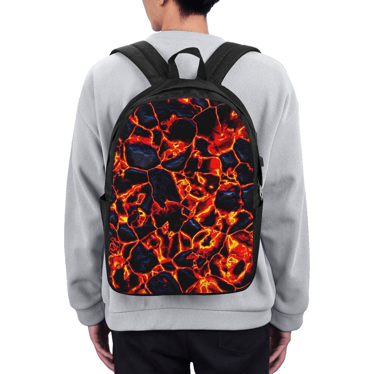 Tas Ransel Magma Volcano Lava  - Women Bags Laptop ulasan dan harga
