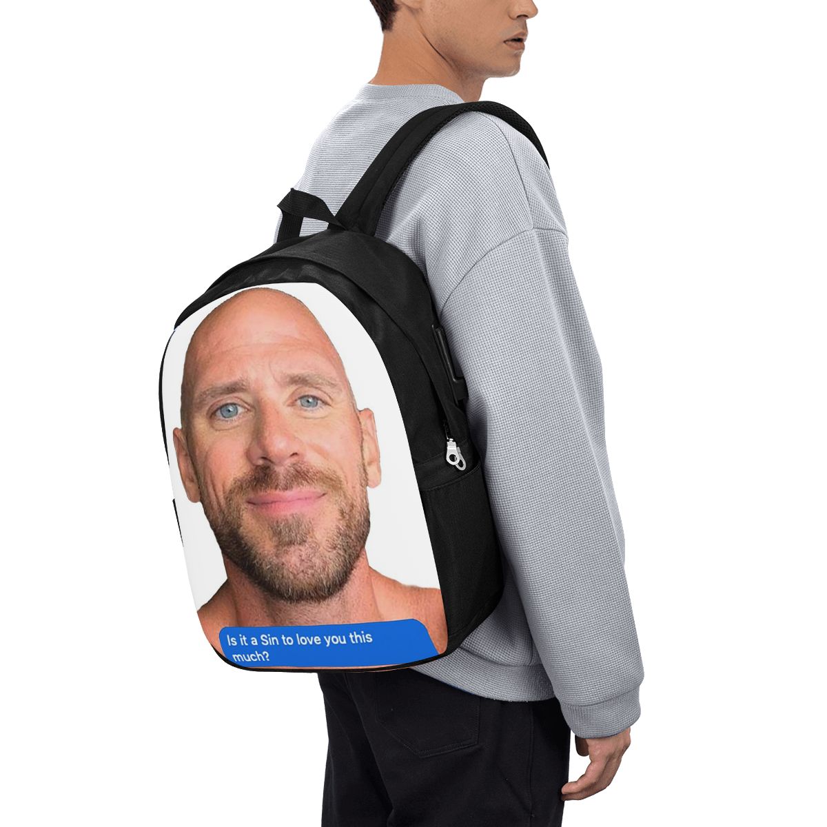 Johnny Sins Flirty Text Bubble - Women Bags Laptop ulasan dan harga