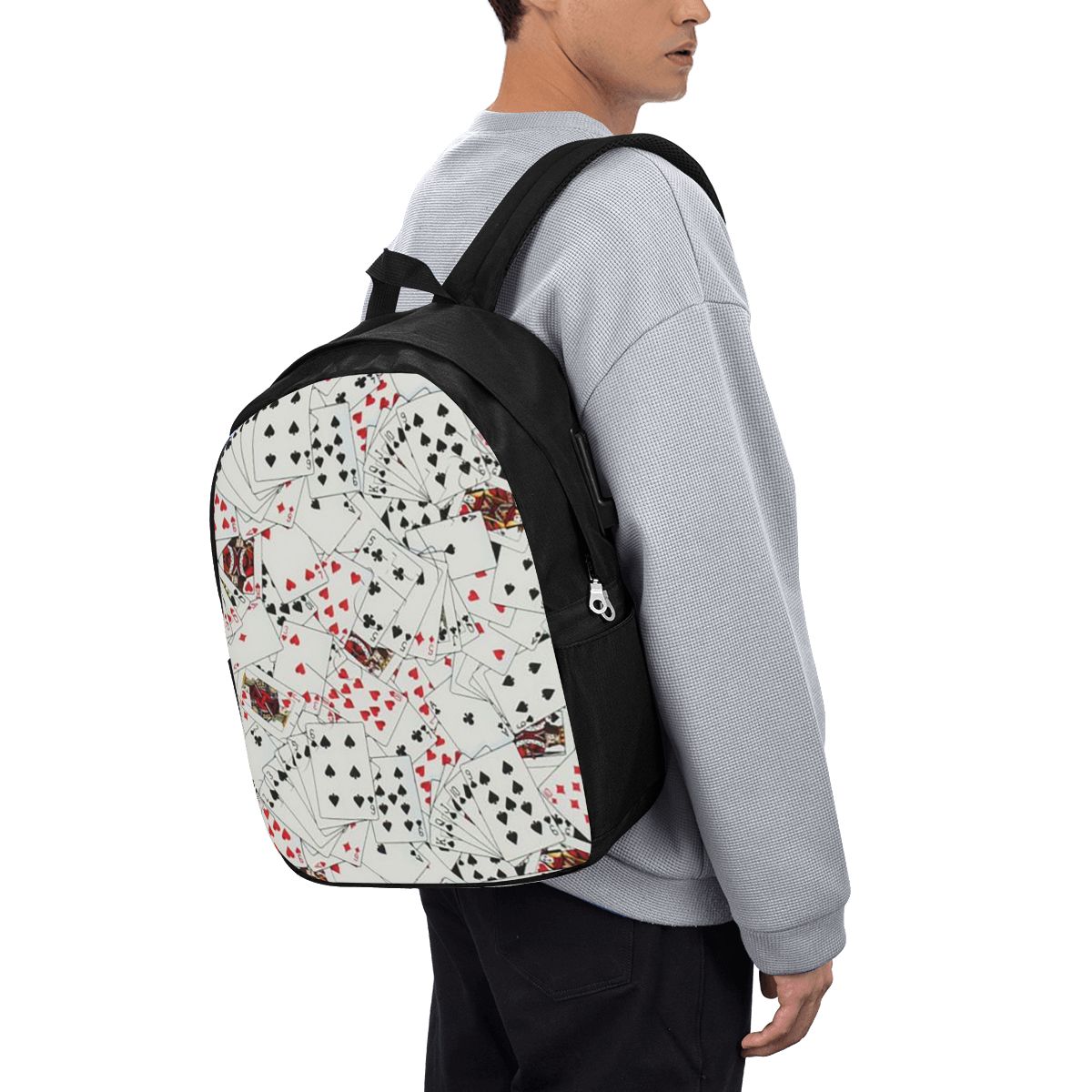 Tas Ransel Motif Kartu Poker,  - Women Bags Laptop ulasan dan harga