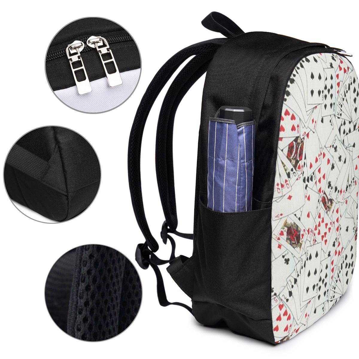 Tas Ransel Motif Kartu Poker,  - Women Bags Laptop ulasan dan harga