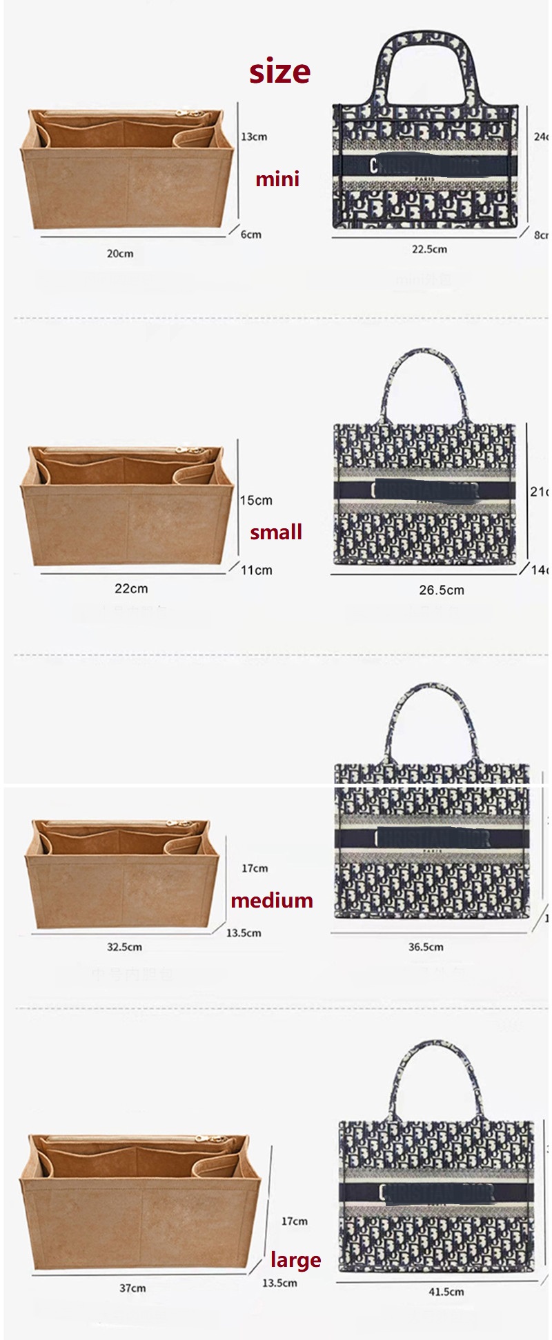 Tas Makeup Untuk Dior Book Tot - Women Bags Tote Dior ulasan dan harga