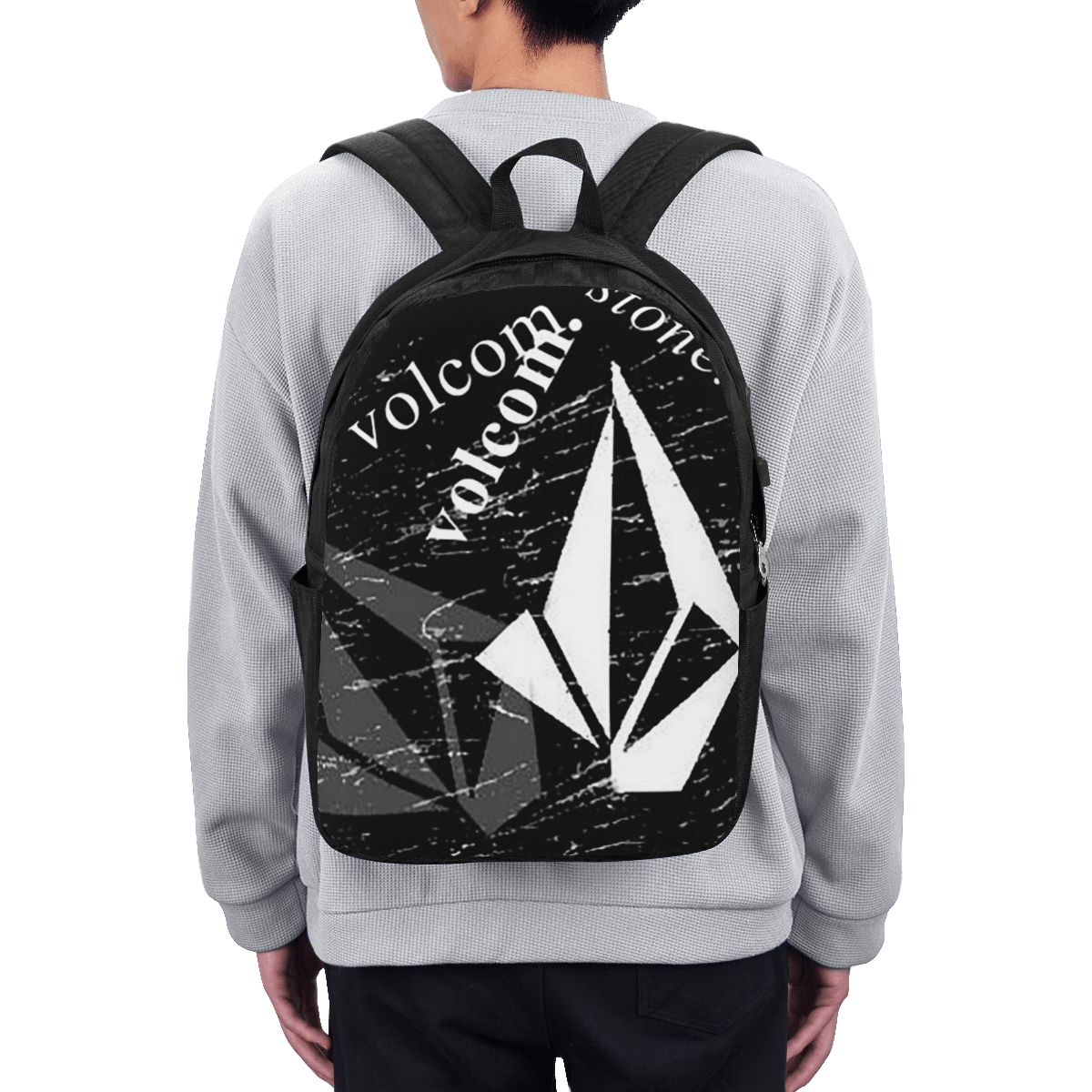 V-Volcom Logo Backpack Tas Not - Women Bags Laptop ulasan dan harga