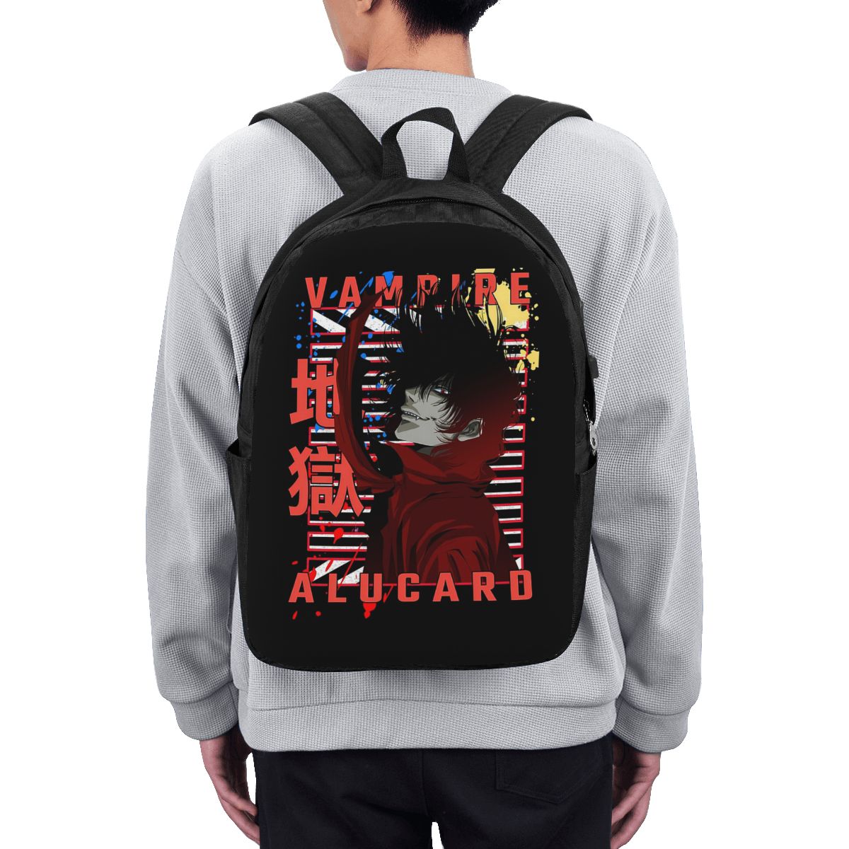Alucard Hellsing Manga Backpac - Women Bags Laptop ulasan dan harga