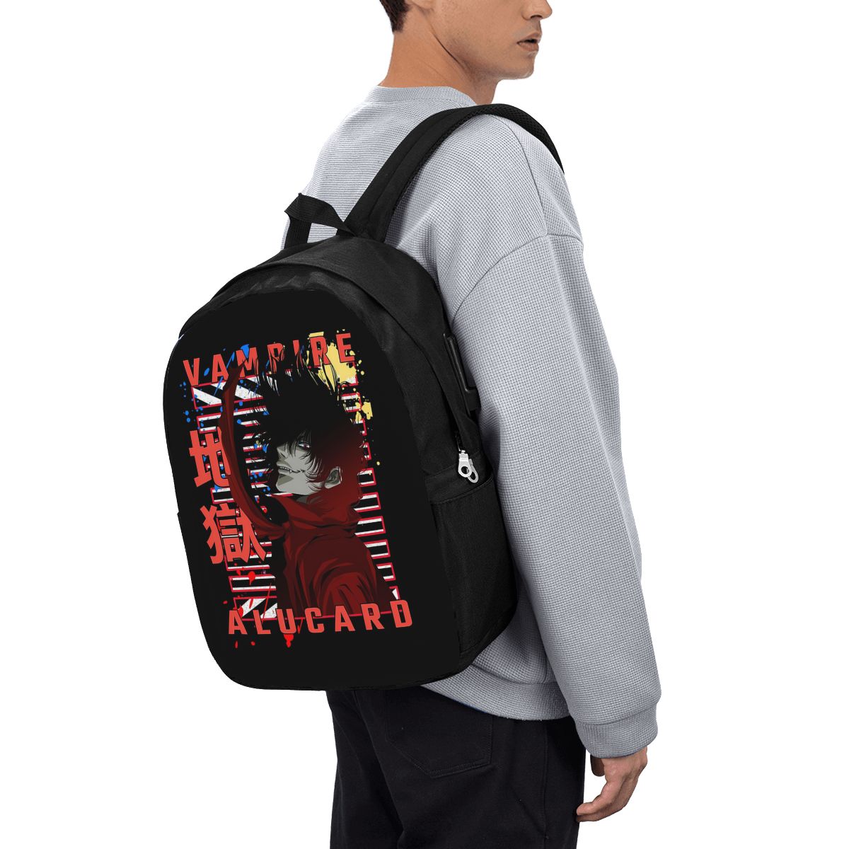 Alucard Hellsing Manga Backpac - Women Bags Laptop ulasan dan harga