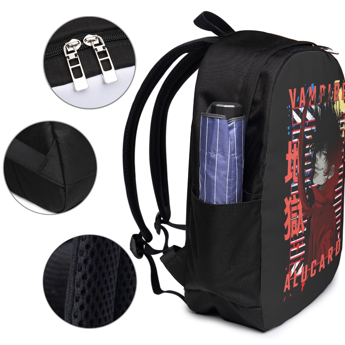Alucard Hellsing Manga Backpac - Women Bags Laptop ulasan dan harga