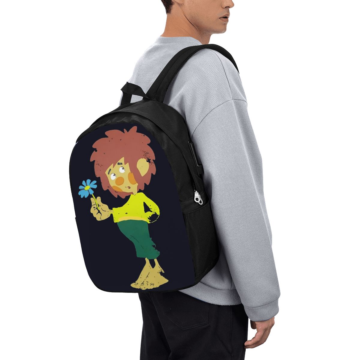 Pumuckl Blume - Figur Backpack - Women Bags For Laptop ulasan dan harga