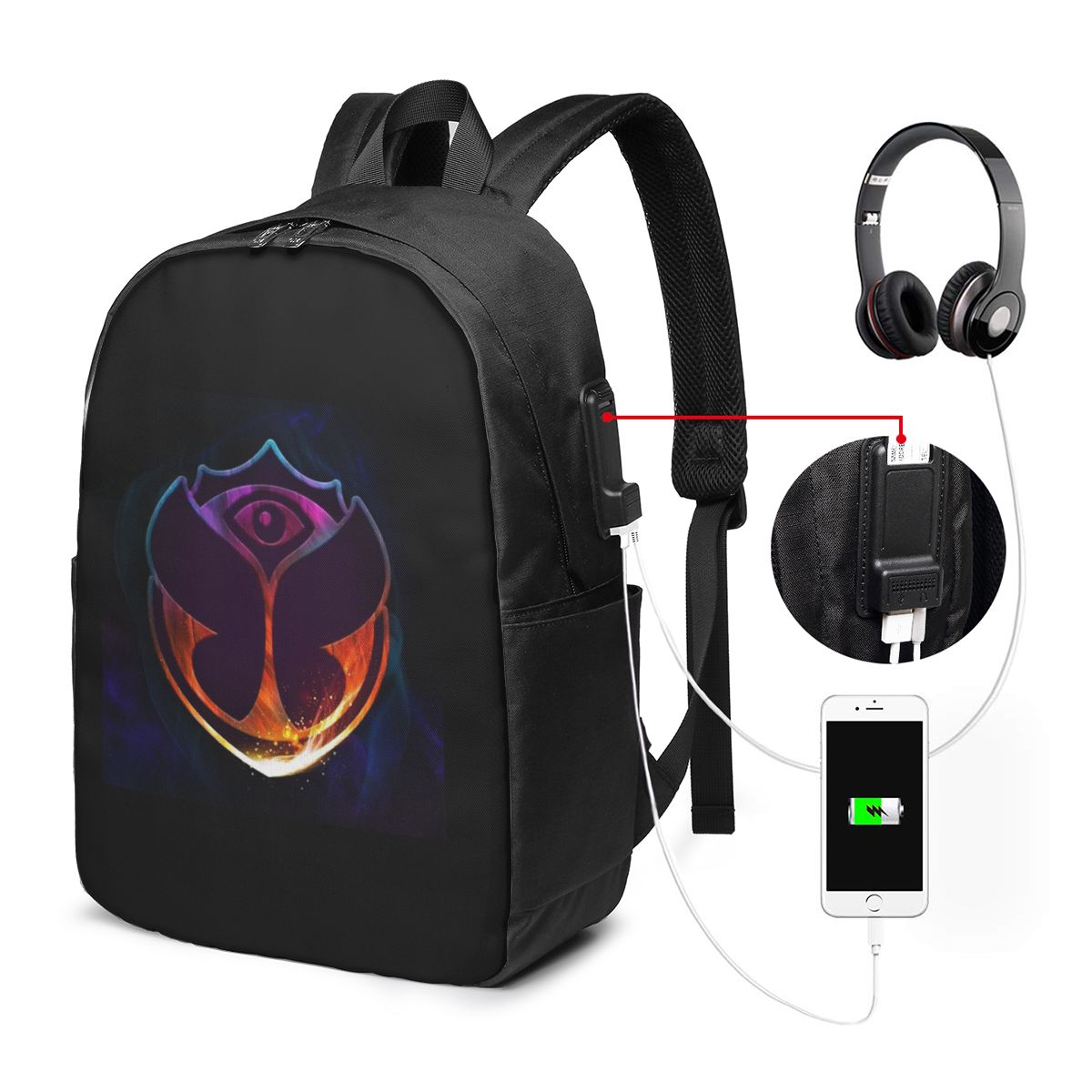 Tomorrowland Butterfly Backpac - Women Bags Laptop ulasan dan harga