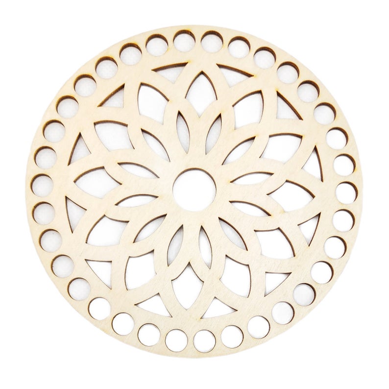 Set 20 pcs alas kayu bulat ber - Circle Round Bag ulasan dan harga