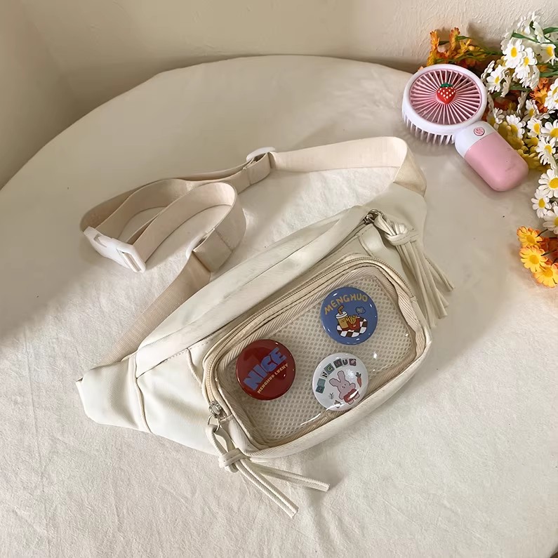 Tas Pinggang Transparan Lucu u - Women Bags Daily Use ulasan dan harga