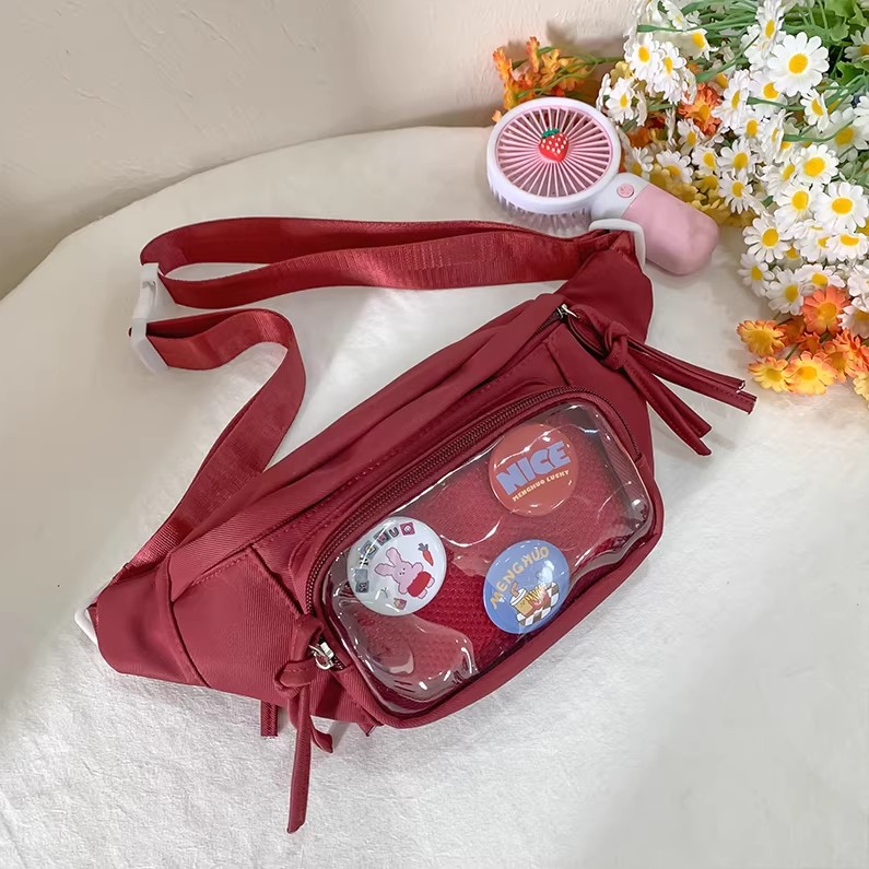 Tas Pinggang Transparan Lucu u - Women Bags Daily Use ulasan dan harga