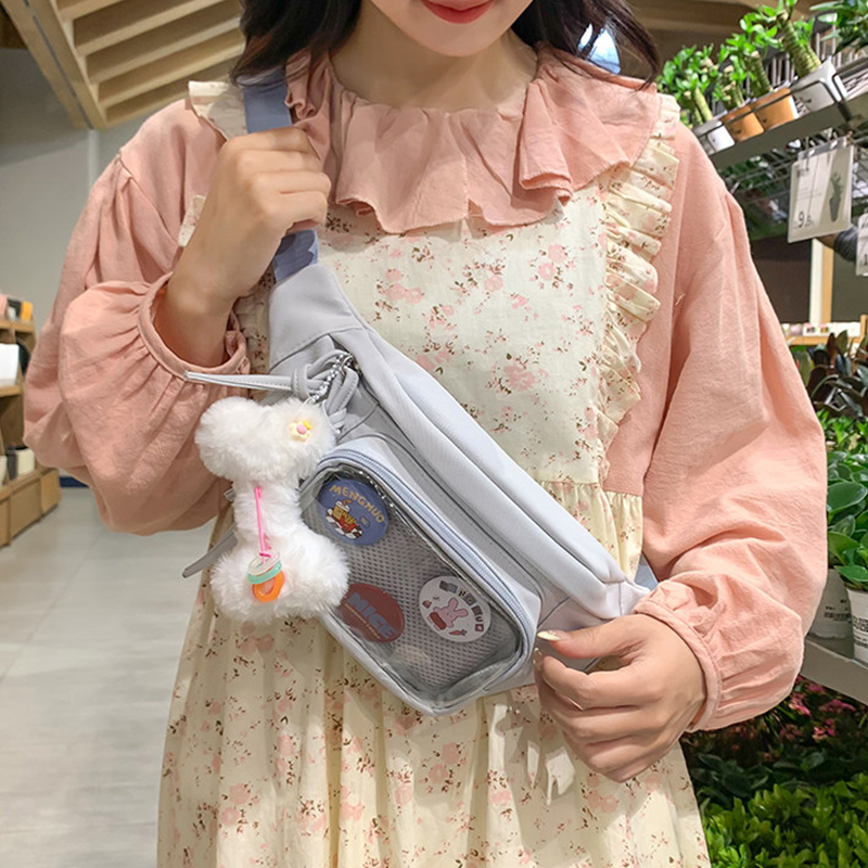 Tas Pinggang Transparan Lucu u - Women Bags Daily Use ulasan dan harga