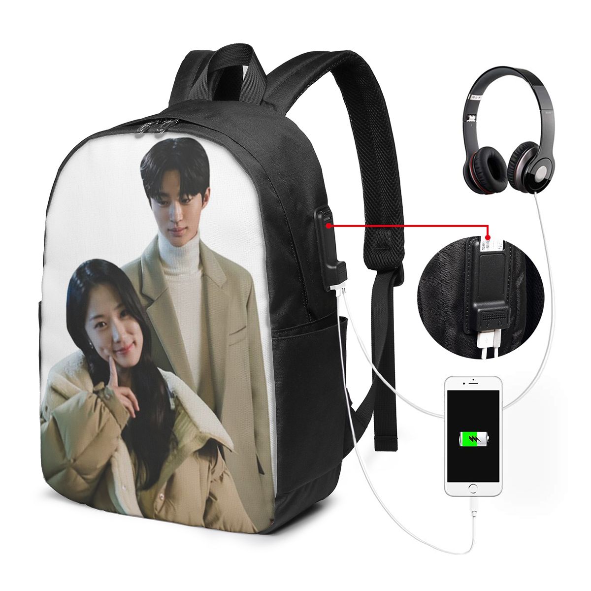 Lovely Runner Kdrama Fanart Ba - Women Bags Laptop ulasan dan harga