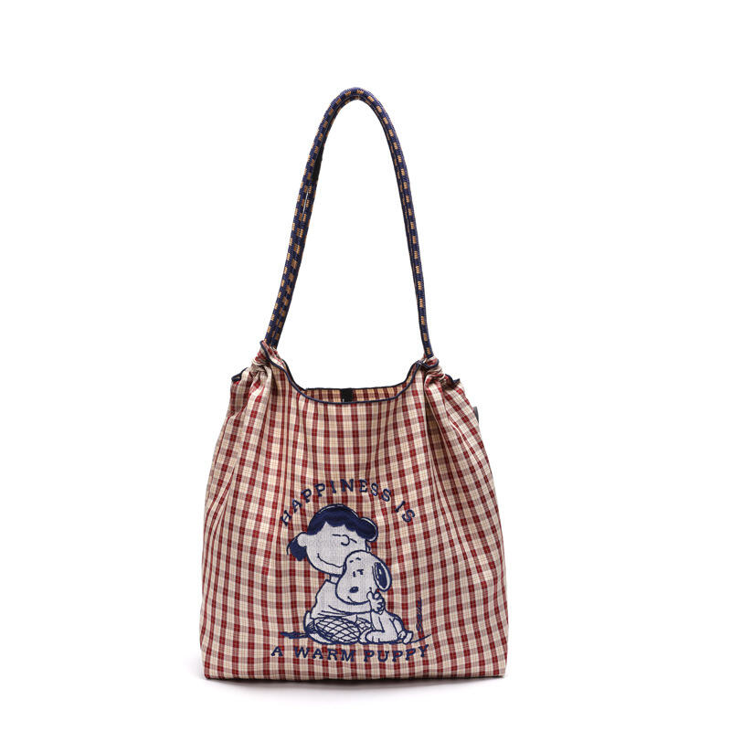 Snoopy Co-Branded Tas Nilon Bo - Women Bags Wholesale ulasan dan harga